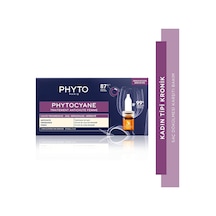 Cyane Kadın Tipi Kronik Saç Dökülmesi Karşıtı Bakım Serumu 12 x 5 ML