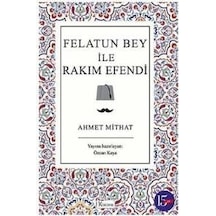 Felatun Bey ile Rakım Efendi - Bez Ciltli - Ahmet Mithat - Koridor Yayıncılık