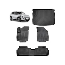 Kia Ev3 2024 Ve Sonrası 3d Havuzlu Paspas Ve Üst Konum Bagaj Havuzu Set