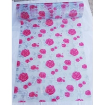 Şeffaf Desenli 100Cm X 180Cm Masa Örtüsü 1.7Mm Kalın Pvc Kaymaz (536907734)