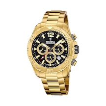 Festına F20684/4 Tımeless Chronograph Erkek Kol Saati Altın