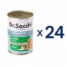 Dr. Sacchi Delicious Kuzulu Köpek Konservesi 400 Gr 24 Adet