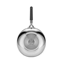 Çelik Wok Tava - Silikonlu Sap