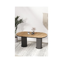 Avvio Brita Ptt Lake Mdf Beyaz Ayakli 80x160 Mutfak Masasi Yemek Masasi Akça
