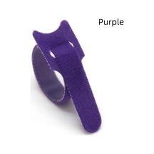 50/100 Adet Çıkarılabilir Kablo Bağları Plastik Sabitleme Yeniden Purple 150mm X 50pcs Diğer