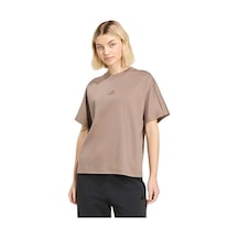 Adidas W Soft Lux L T Kadın Günlük Tişört Ks7935 Haki