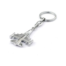 Savaş Uçağı Anahtarlık Metal