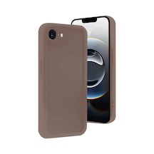 Apple Uyumlu   iPhone 16e Kılıf Viera Silikon - Kahverengi