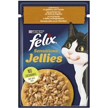 Felix Sensations Tavuklu ve Havuçlu Yaş Kedi Maması 85 G