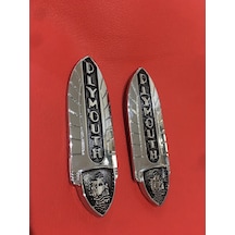 Plymouth Metal Arma - Plymouth Döküm Arma Etiketçilere (2 Adet)