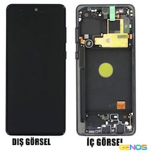 Samsung Galaxy A72 A725 Uyumlu Lcd+dokunmatik+çıtalı Gümüş Sn809142