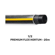 Premium Flex Bahçe Hortumu, 1/2 İnç 12,5 Mm , 20 Metre
