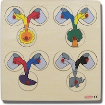 Renk Karıştırma Puzzle (30X30 Cm)