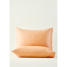 Bella Maison %100 Pamuk Saten 2'li Yastık Kılıfı Somon 50x70 Cm Somon
