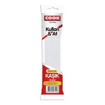 Lüks Plastik Kaşık 10 Lu