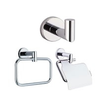VitrA Minimax Krom 3 Parça Aksesuar Seti Krom
