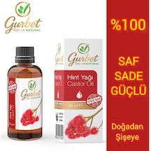 Hint Yağı %100 Saf Doğal Seyreltilmemiş 50 Ml Castor Oil