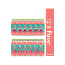 12'li Kids Organik Elma-çilek-limon Meyve Suyu 200 Ml