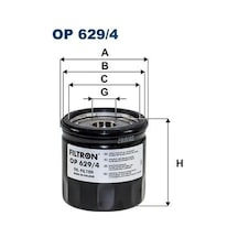 Fıltron Yağ Filtresi Focus Iv 17 Kuga Iıı 19 2.0 Ecoblue Op 629/4 2279222 Hg9q6714aa