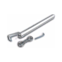 Hok Balkon Çamaşır Kurutma Askısı Kare Küpeşte 60x25 Metalik Gümüş Renk