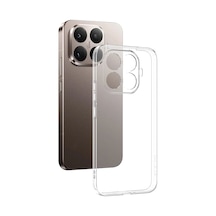 Xiaomi 15t Pro Kılıf Kamera Korumalı Şeffaf Kalın Üstün Koruma Silikon Pazarplus