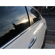 Honda Cıvıc Fb7 2012-2015 Modeller Arası Krom Cam Çıtası 4 Parça Paslanmaz Çelik