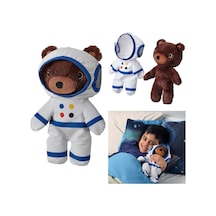 Aftonsparv 28 Cm Çıkarılabilir Astronot Giysili Ayı Yumuşak Peluş Oyuncak Meridyendukkan 28 Cm
