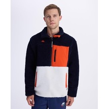 Kappa Hanoran Khakı-ecru-orange Man Sherpa Jacket 371t3qw-x8f Karışık-çok Renkli