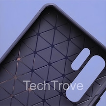 Samsung Uyumlu Galaxy S10 Kılıf Kamera Korumalı Darbe Emici Karbon Fiber Desenli Renk Atmaz Silikon Kapak