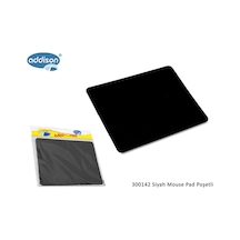 Addison 300142 (300145) Siyah Mouse Pad Poşetli