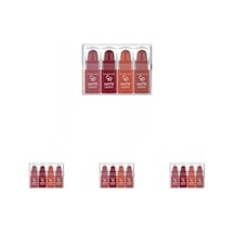 Lipstick Mini No:mix 3 - Ruj 4 Paketi Abanoz