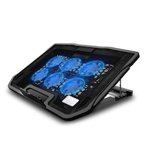 Çift Usb Li 6 Fanlı Sessiz Laptop Soğutucu Standı 15.6 İnç