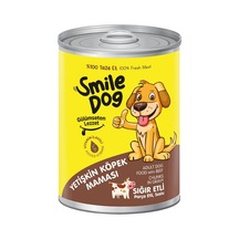 Smile Dog Konserve Yetişkin Köpek 400gr Sığır Etli Mama 103 Ivory
