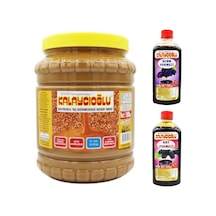 Kalaycıoğlu Bozkır Kavrulmuş Tahin 1900 G + Üzüm Pekmezi ve Dut Pekmezi 950 G