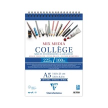 Clairefontaine College Mix Media A5 225 Gr. 20 Yp