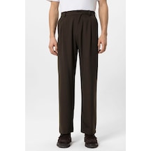 Antioch Yüksek Bel Baggy Erkek Pantolon Açık Kahve