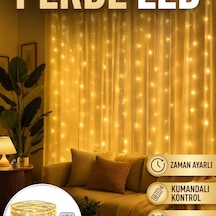 3x3 Metre Günışığı Perde Led Işık 8 Modlu Zaman Ayarlı Usb Dekoratif Aydınlatma