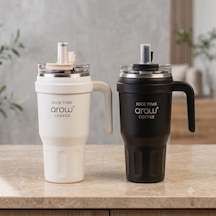 Taşıma Kulplu Pipetli Termos 1000ml Fzeetext