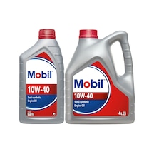 Mobil 10W-40 Motor Yağı 4 L + 1 L