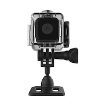 Ankatek Mini Kamera Su Geçirmez Taşınabilir Kamera Ev Güvenliği 1080p Kamera Hd Ev Spor Kamerası Video Kamera Dvr Gece Görüşlü İç Ve Dış Mekan İçin Xd Siyah Siyah