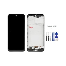 Tkgz Samsung Galaxy Uyumlu M31 - Sm-m315 Lcd Ekran Dokunmatik - A - Kalite Çıtalı + Tamir Seti