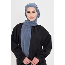 Hürrem Bone Antrasit Pratik Hazır Geçmeli Tesettür Bone Sandy Boyunluklu Çıtçıtlı 2505 25 Antrasit