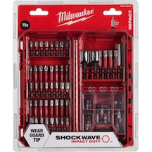 Milwaukee T4932492008 Shock Wave Bits Uç Seti 75 Parça
