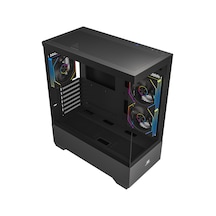 Powerboost 750w 80+ Bronze Pb-j9031b 3-argb Fanlı Gaming Mid-tower Pc Kasası