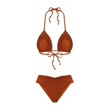 Bonesta Rory Drapeli Üçgen Tarçın Bikini Takımı Tarçın