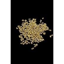 İnci Arpa Boncuk Açık Gold 4x8 Mm 20 Gr Ortalama 300 Adet