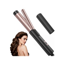 Black Seyahat Boyu Saç Maşası Çift Voltajlı, 25mm Namlulu Kısa