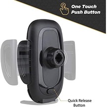 Suhwd-xces0 Select Vantuzlu Telefon Tutucu, Araç İçin, Ayarlanabilir Kilitleme Kolu, Hızlı Açma Düğmesi, Siyah