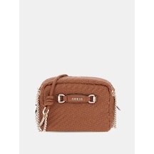 Guess Francy Hasır Mini Kadın Çapraz Çanta Hwwg9530140 Taba