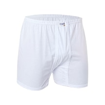 12 Adet Erkek Boxer Paçalı Boxer Seher Yıldızı Beyaz
